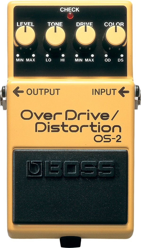 Een te gekke alleskunner van Boss! Deze Boss OS-2 OverDrive/Distortion doet exact wat de naam belooft: het is een veelzijdig drive pedaal, die zowel op het gebied van Overdrive als Distortion weet te overtuigen. De eerste drie knoppen spreken voor zich, want met je level, tone en drive stel je je basis sound in. Middels de color knop kun je vervolgens de texture bepalen van je oversturing. Wil je meer Distortion? Draai de color knop naar rechts. Toch op zoek naar iets meer vintage georiënteerd? Dan kun je het pedaal naar een overdrive sound kleuren. Alles in één dus!